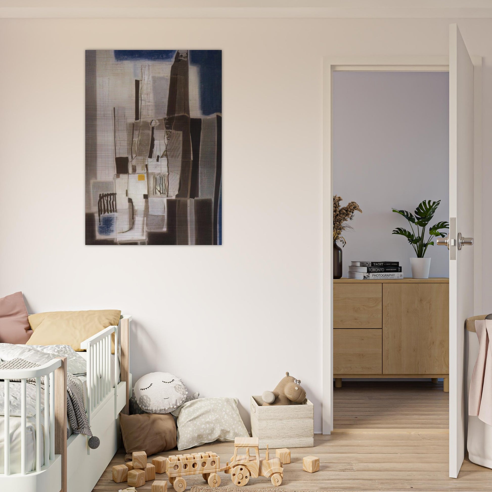 Architettura 1 - Art Informel - Bice Lazzari Brushed Aluminum Print - 70x100 cm / 28x40 inches | Bice Lazzari Aluminum Print | Bice Lazzari Prints