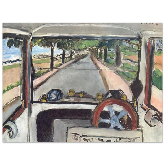 Henri Matisse - THE WINDSHIELD 1917 0 Fine Art Poster - Default Title