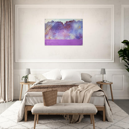 Diamond Lake - 1969 - Ronnie Landfield Acrylic Print - 70x100 cm / 28x40″ inches | Ronnie Landfield Wall Art | Ronnie Landfield Prints