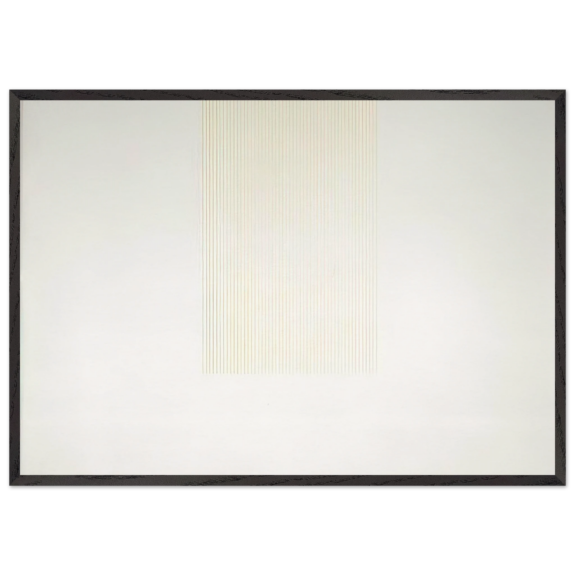 Untitled 1 - 1971 - Gene Davis Framed Art Print – Black Wooden Frame - Default Title - -Framed Art Print