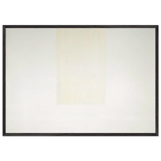 Untitled 1 - 1971 - Gene Davis Framed Art Print – Black Wooden Frame - Default Title - -Framed Art Print