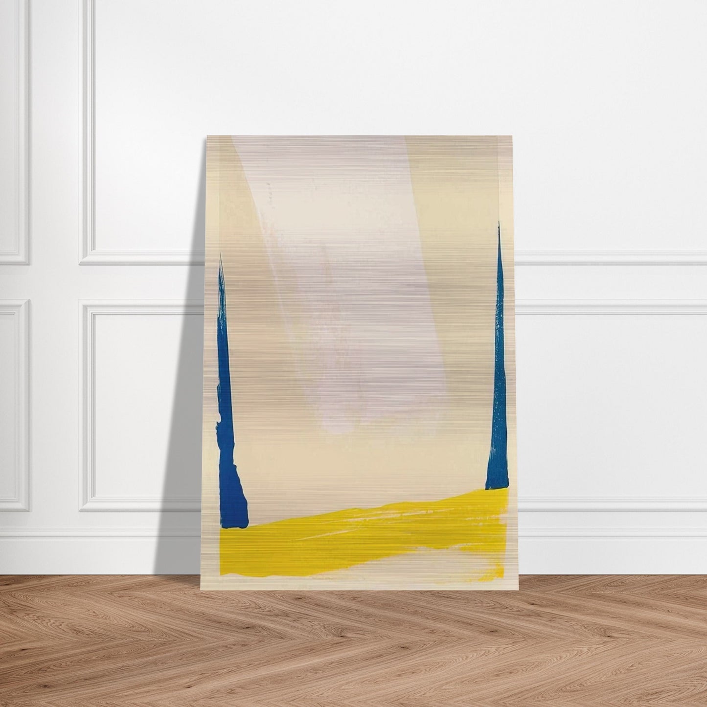 White Portal - 1967 - Helen Frankenthaler Brushed Aluminum Print - 70x100 cm / 28x40 inches | Helen Frankenthaler Aluminum Print | Helen Frankenthaler Prints