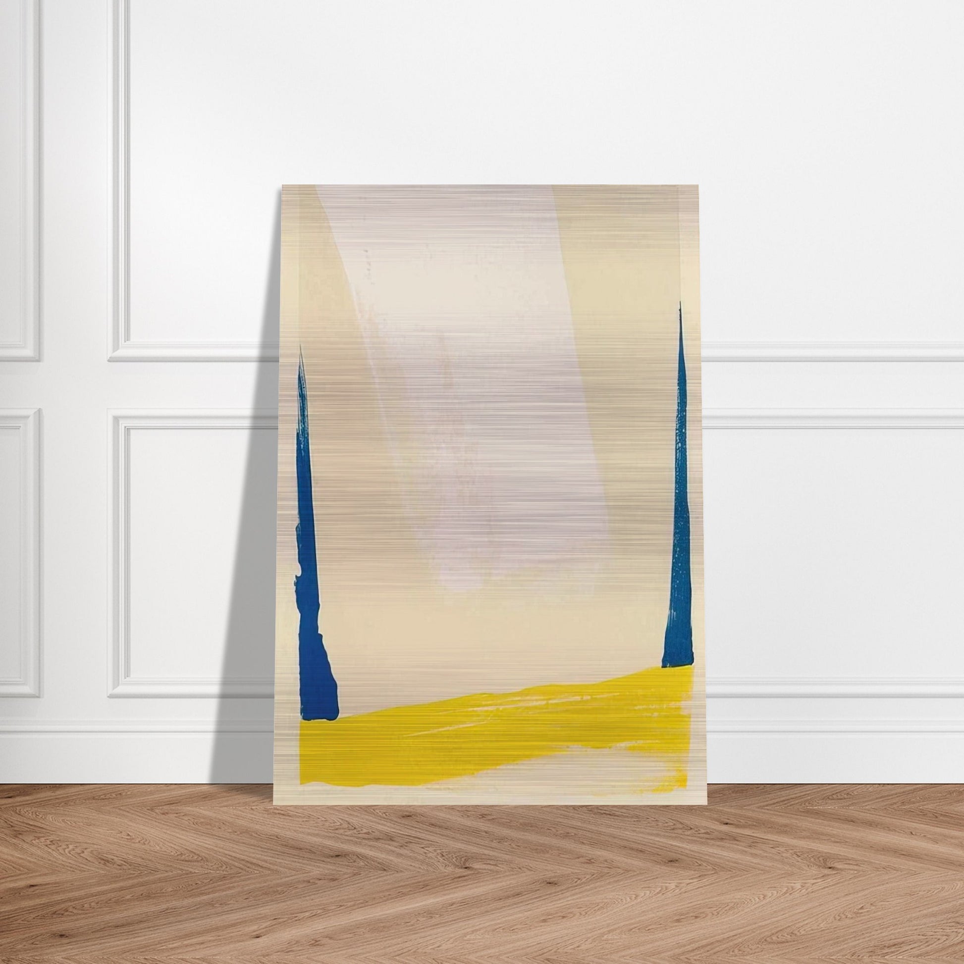 White Portal - 1967 - Helen Frankenthaler Brushed Aluminum Print - 70x100 cm / 28x40 inches | Helen Frankenthaler Aluminum Print | Helen Frankenthaler Prints