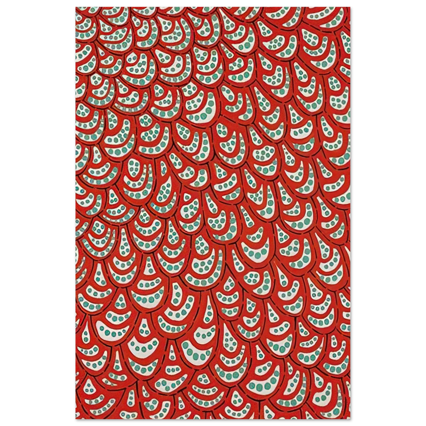 Yayoi Kusama - PETALS 1988 Fine Art Poster - 75x100 cm / 30x40 inches