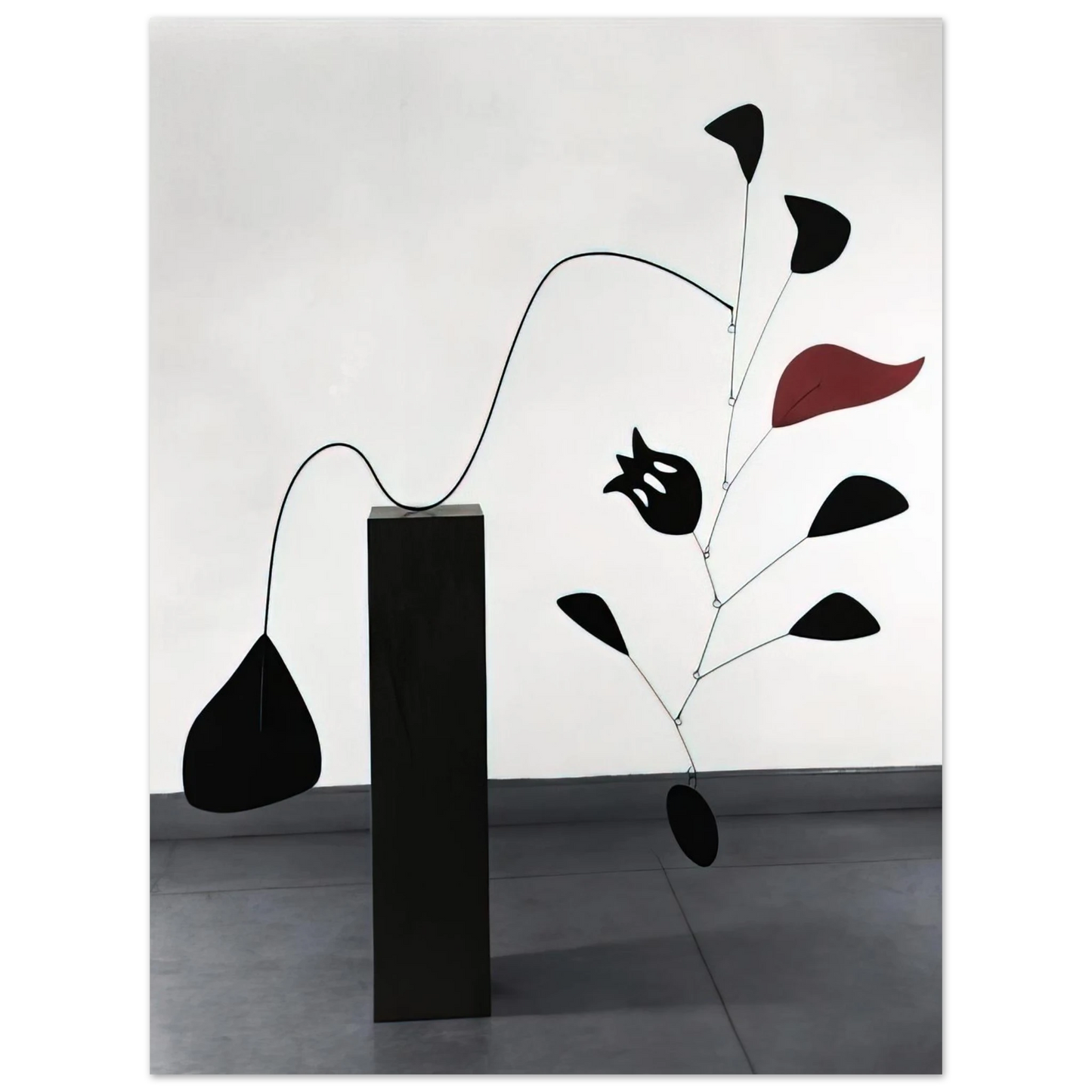 Alexander Calder - POMEGRANATE 1949 Fine Art Poster - 13x18 cm / 5x7 inches