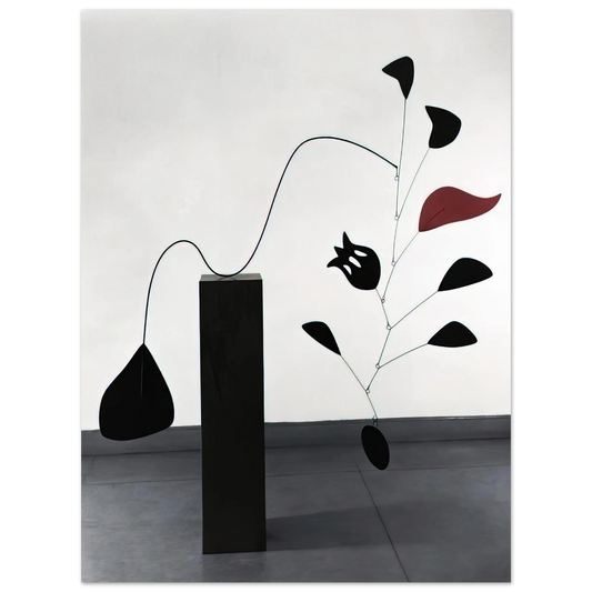 Alexander Calder - POMEGRANATE 1949 Fine Art Poster - 13x18 cm / 5x7 inches
