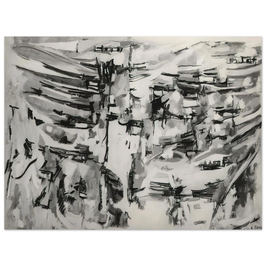 Maria Helena Vieira da Silva - Composition - 1955 Fine Art Poster - Default Title