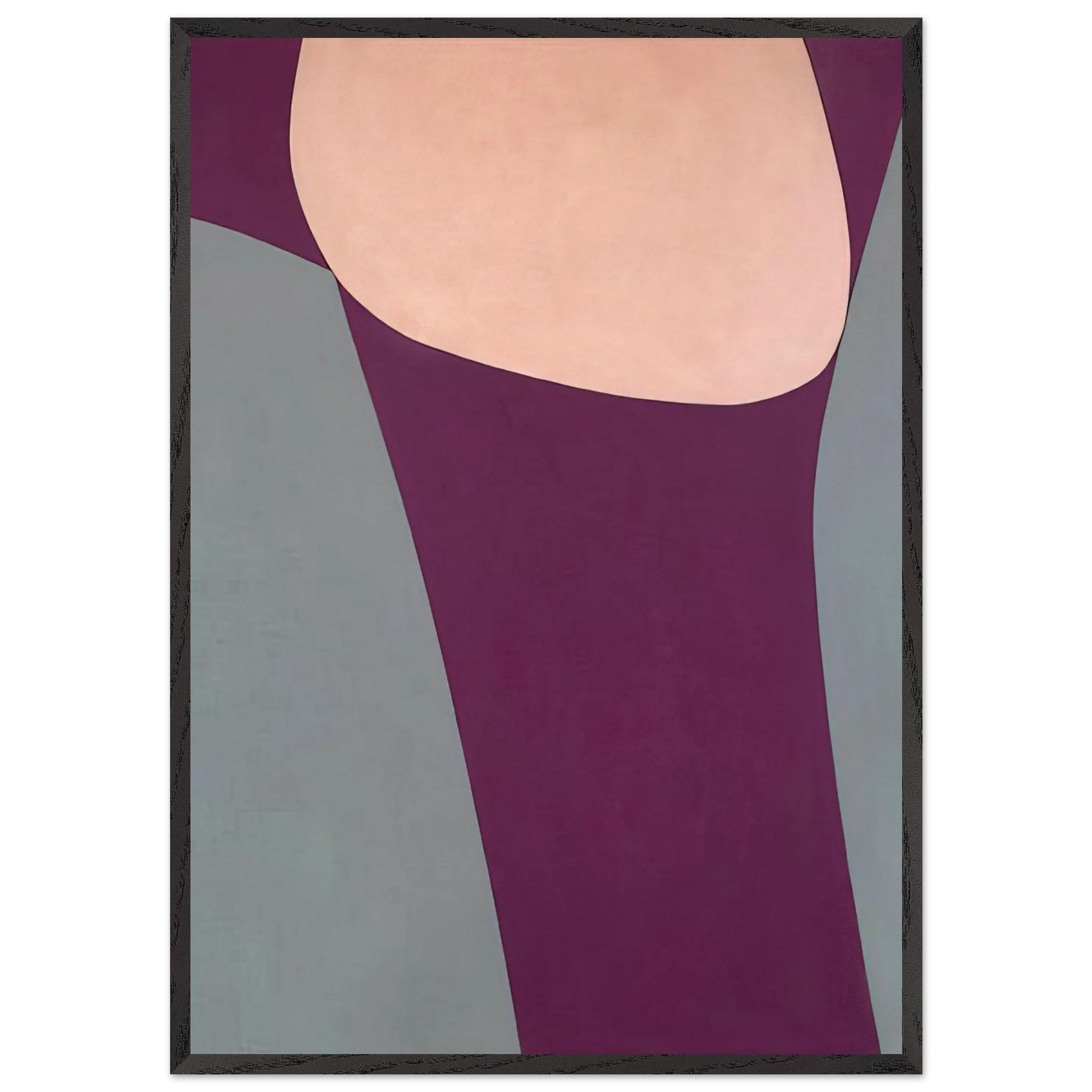 Untitled Boulder Series - 1962 - Lorser Feitelson Framed Art Print – Black Wooden Frame - Default Title - -Framed Art Print