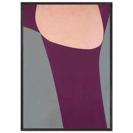 Untitled Boulder Series - 1962 - Lorser Feitelson Framed Art Print – Black Wooden Frame - Default Title - -Framed Art Print
