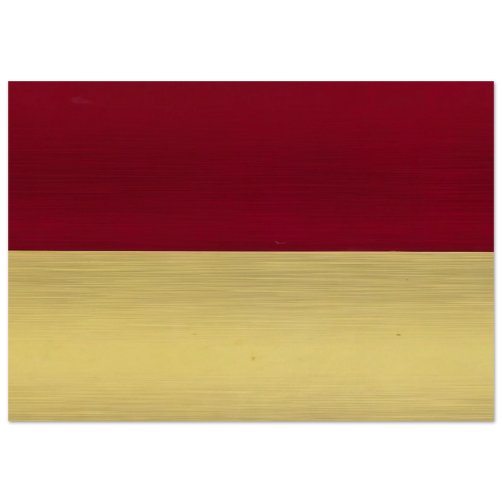 Red and Yellow - Ellsworth Kelly Brushed Aluminum Print - 70x100 cm / 28x40 inches | Ellsworth Kelly Aluminum Print | Ellsworth Kelly Prints