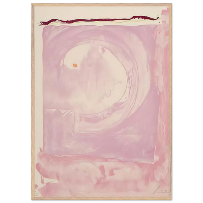 Helen Frankenthaler - Reflections IX - 1995 Wall art - 40x50 cm / 16x20 inches - Premium Wooden Framed Poster With Fine Art Paper - White frame