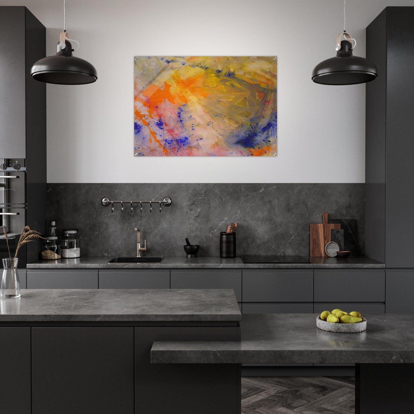 A Spring Thaw - Sam Gilliam Acrylic Print - 70x100 cm / 28x40″ inches | Sam Gilliam Wall Art | Sam Gilliam Prints