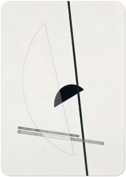 Construction By Laszlo Moholy-Nagy Pack of 10 Post Cards | Laszlo Moholy-Nagy Post Cards | A6 (10.5 x 14.8 cm) - 4.1 x 5.8 inches