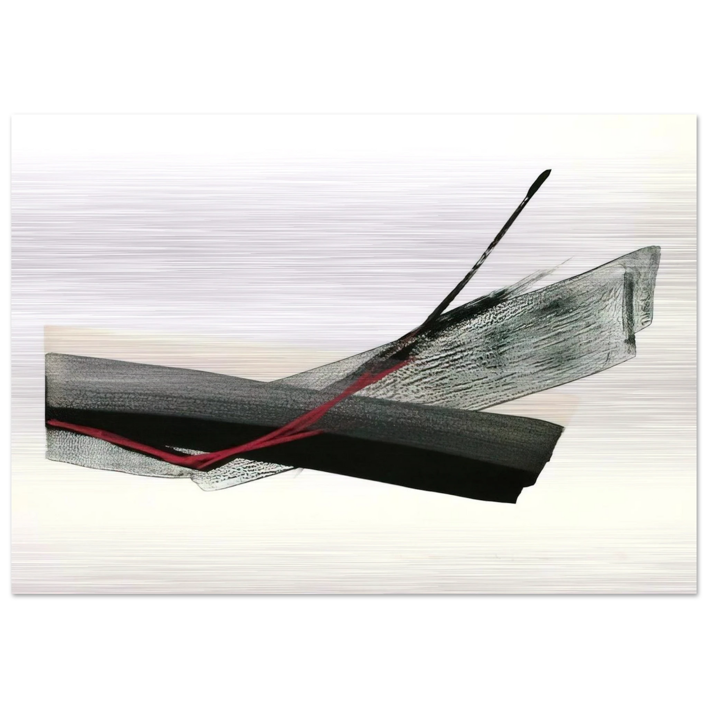 Gratitude - Abstract Expressionism - Toko Shinoda Brushed Aluminum Print - 70x100 cm / 28x40 inches | Toko Shinoda Aluminum Print | Toko Shinoda Prints