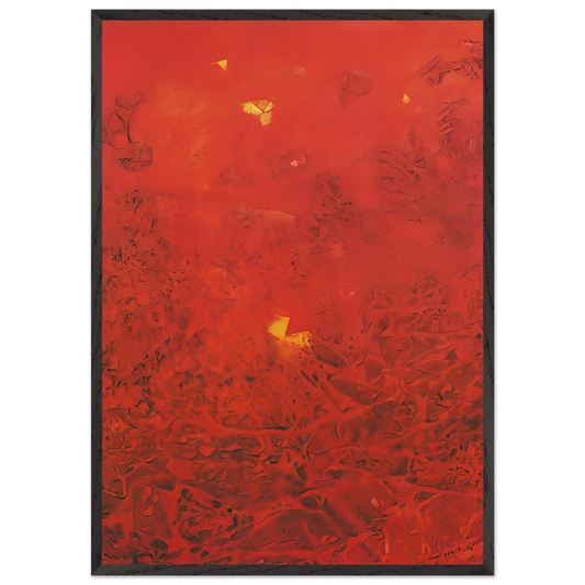 Le jardin de la France - Max Ernst Framed Art Print – Black Wooden Frame - Default Title - -Framed Art Print