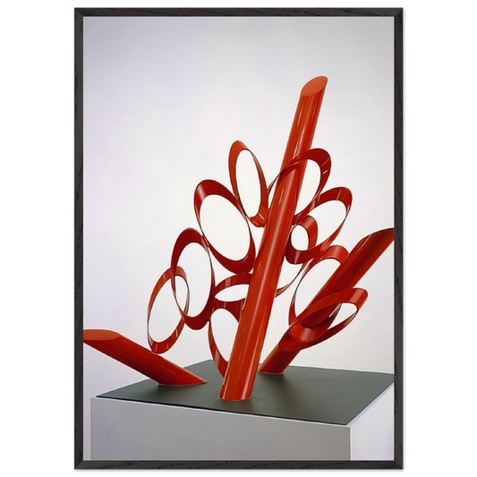 Stargazer - 1983 - Alexander Liberman Framed Art Print – Black Wooden Frame - Default Title - -Framed Art Print