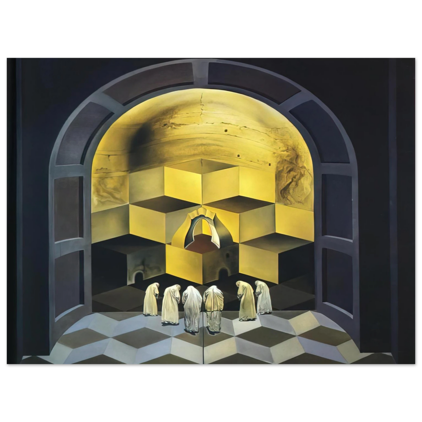 Salvador Dali - SKULL OF ZURBARAN Fine Art Poster - Default Title