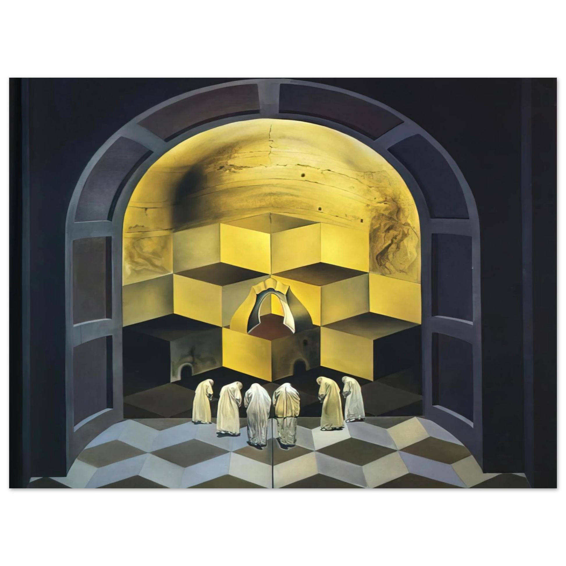 Salvador Dali - SKULL OF ZURBARAN Fine Art Poster - Default Title