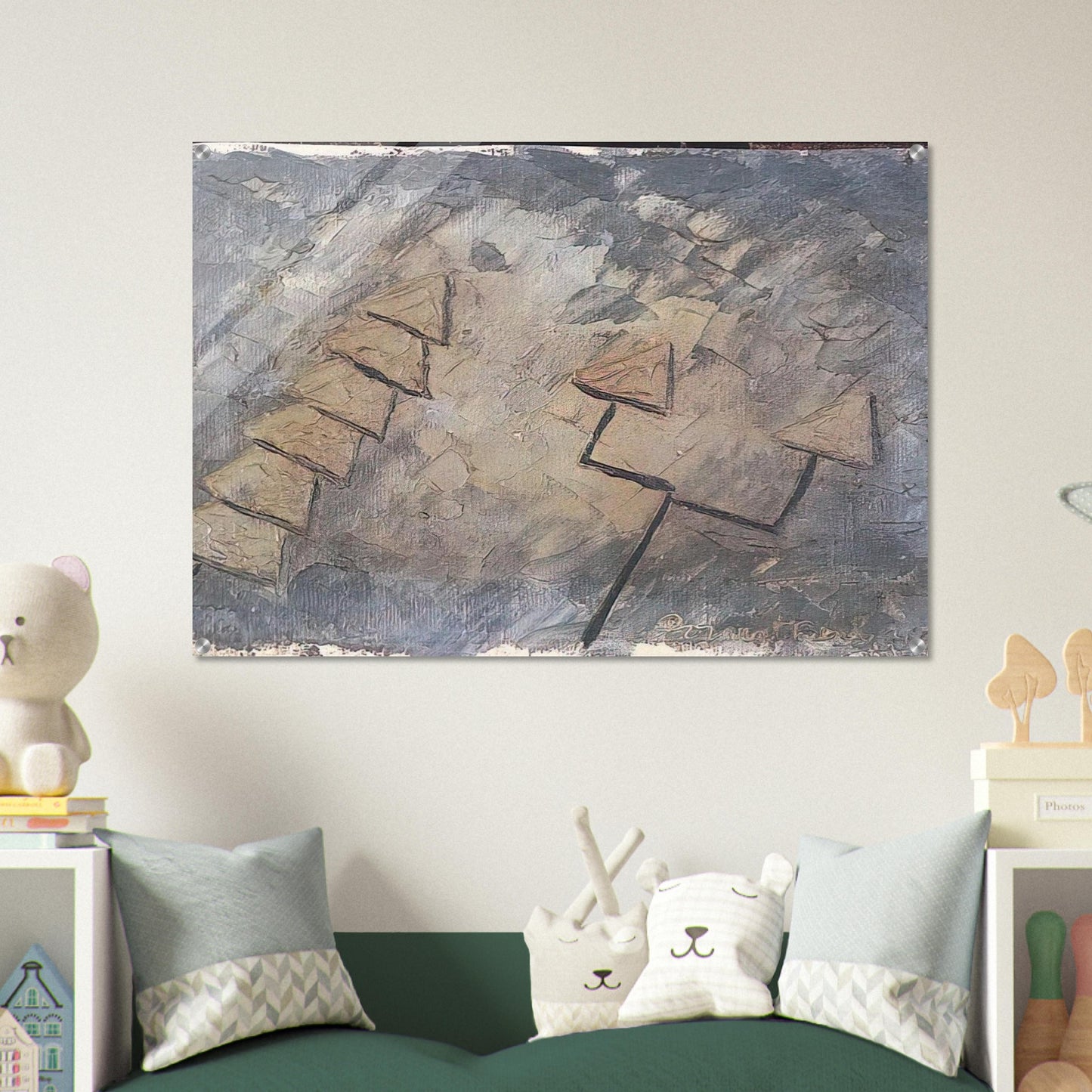 Untitled, No. 21 - 1947 - Forrest Bess Acrylic Print - 70x100 cm / 28x40″ inches | Forrest Bess Wall Art | Forrest Bess Prints