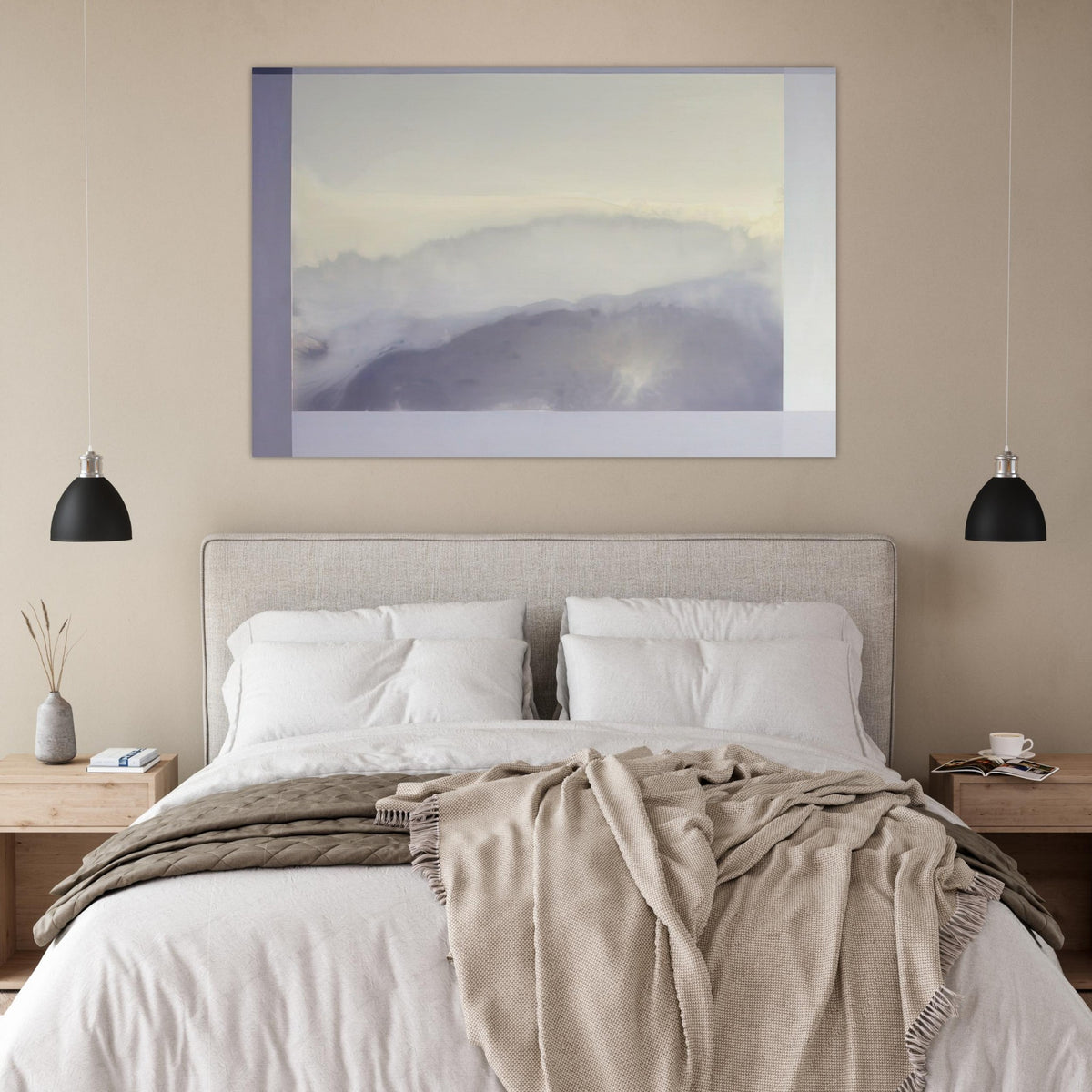 Approaching Arkansas - 1986 - Ronnie Landfield Art Prints - 100x150 cm / 40x60″ inches | Ronnie Landfield Poster | Ronnie Landfield Prints