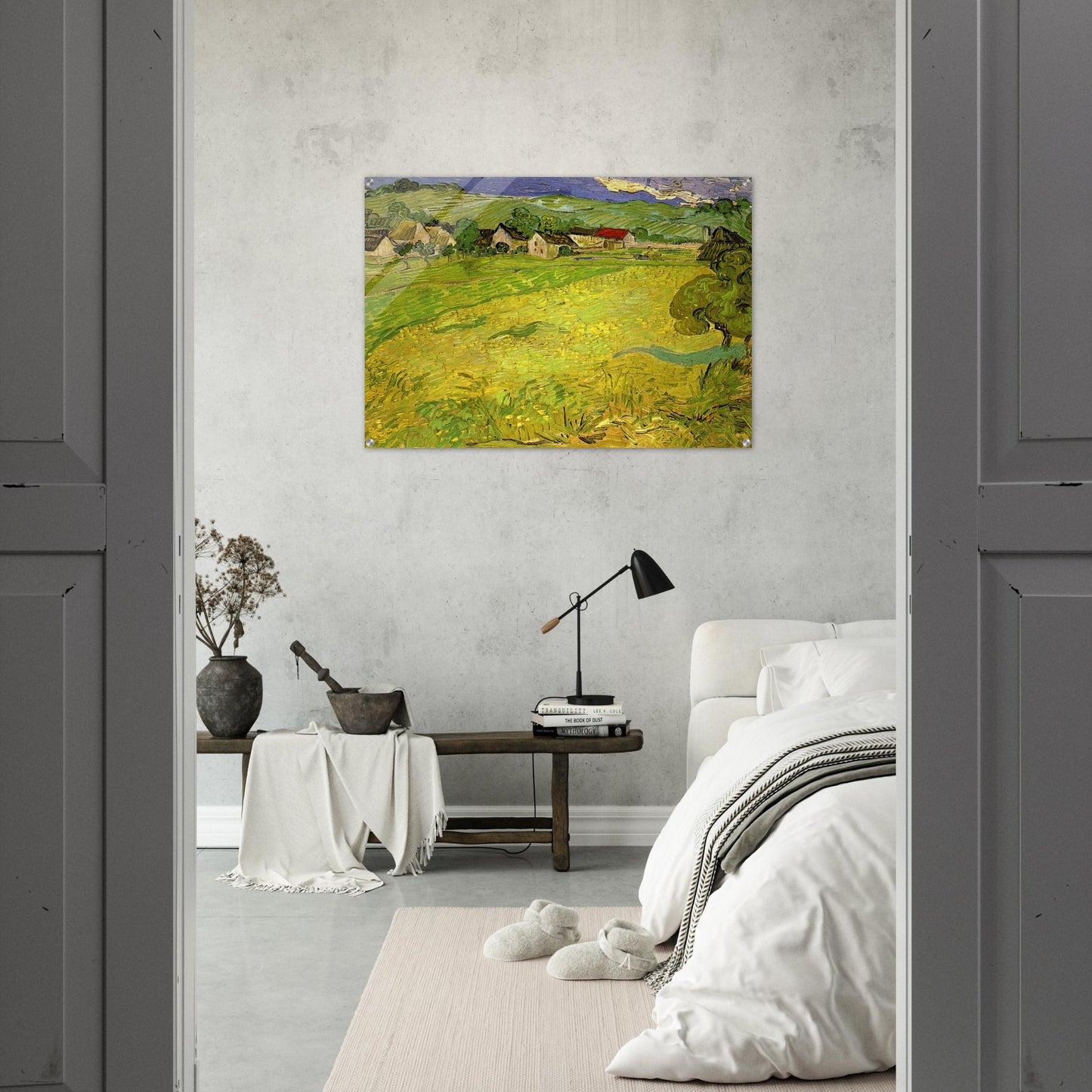 View of Vessenots near Auvers - Vincent van Gogh Acrylic Print - 70x100 cm / 28x40″ inches