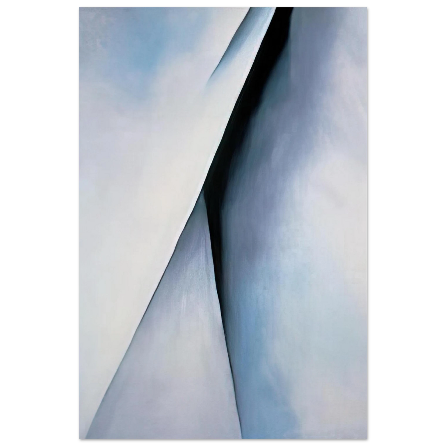 Georgia O'Keeffe - Abstraction White Fine Art Poster - 75x100 cm / 30x40 inches