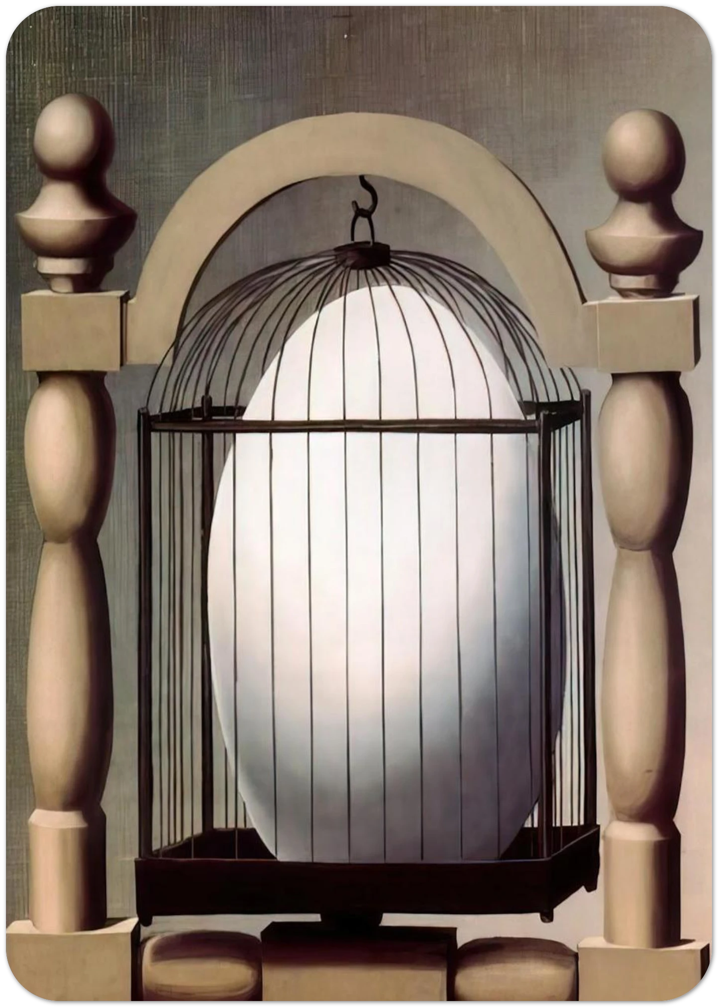 ELECTIVE AFFINITIES 1933 By Rene Magritte Pack of 10 Post Cards | Rene Magritte Post Cards | A6 (10.5 x 14.8 cm) - 4.1 x 5.8 inches