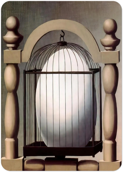 ELECTIVE AFFINITIES 1933 By Rene Magritte Pack of 10 Post Cards | Rene Magritte Post Cards | A6 (10.5 x 14.8 cm) - 4.1 x 5.8 inches