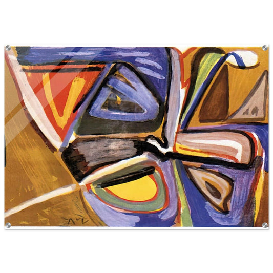 Le bonheur de Matisse - 1981 - Bram van Velde Acrylic Print - 70x100 cm / 28x40″ inches