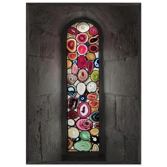 AHATFENSTER 2009 2 - Sigmar Polke Framed Art Print – Black Wooden Frame - Default Title - -Framed Art Print