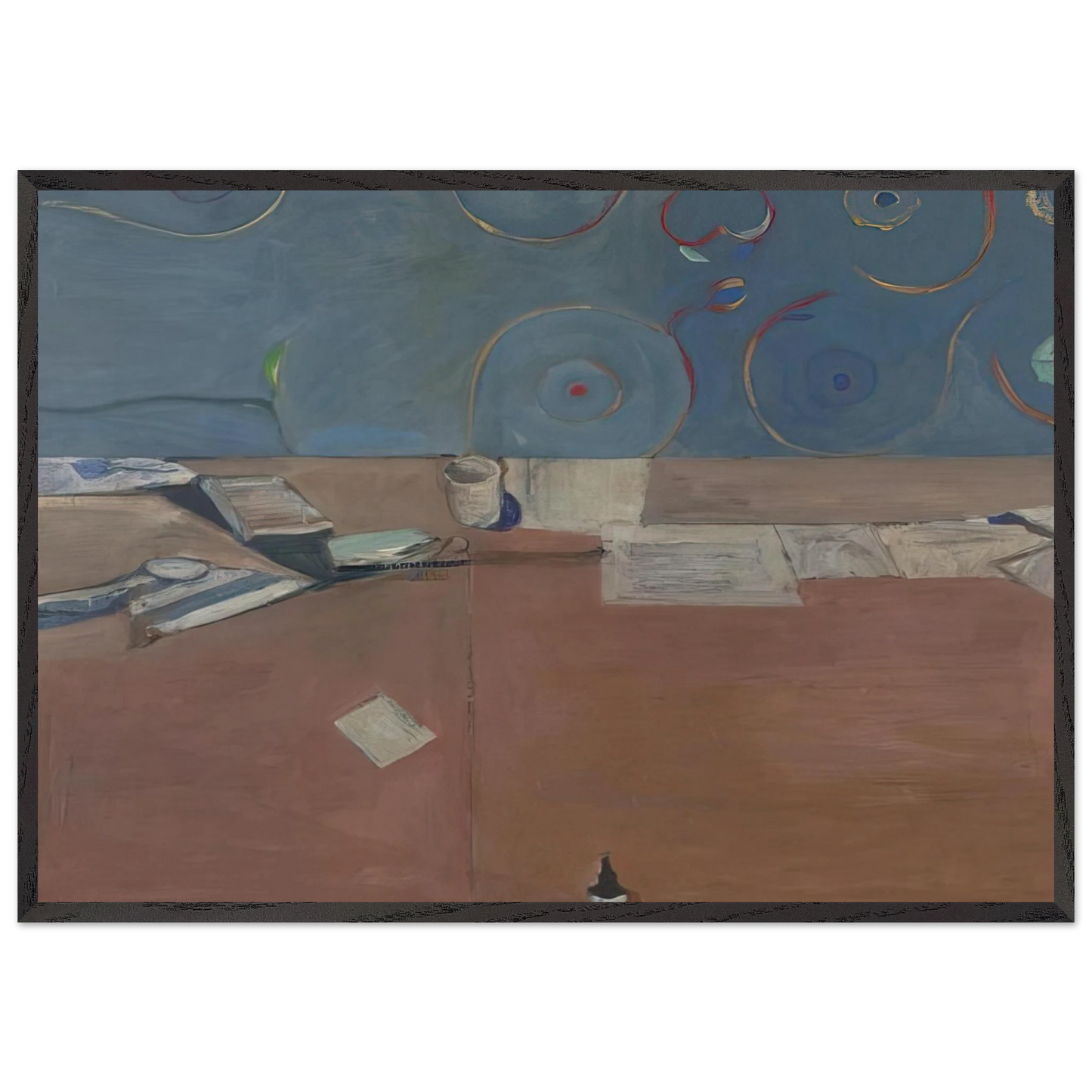 Large Still Life - Richard Diebenkorn Framed Art Print – Black Wooden Frame - Default Title - -Framed Art Print