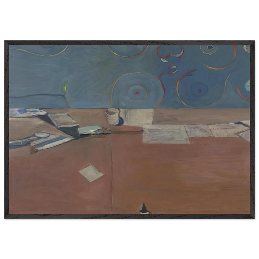 Large Still Life - Richard Diebenkorn Framed Art Print – Black Wooden Frame - Default Title - -Framed Art Print