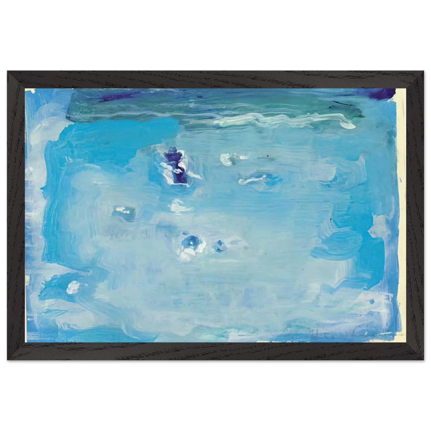 Helen Frankenthaler - Untitled - Color Field Painting, Lyrical Abstraction Wall art - 30x40 cm / 12x16 inches - Fine Art Poster - -