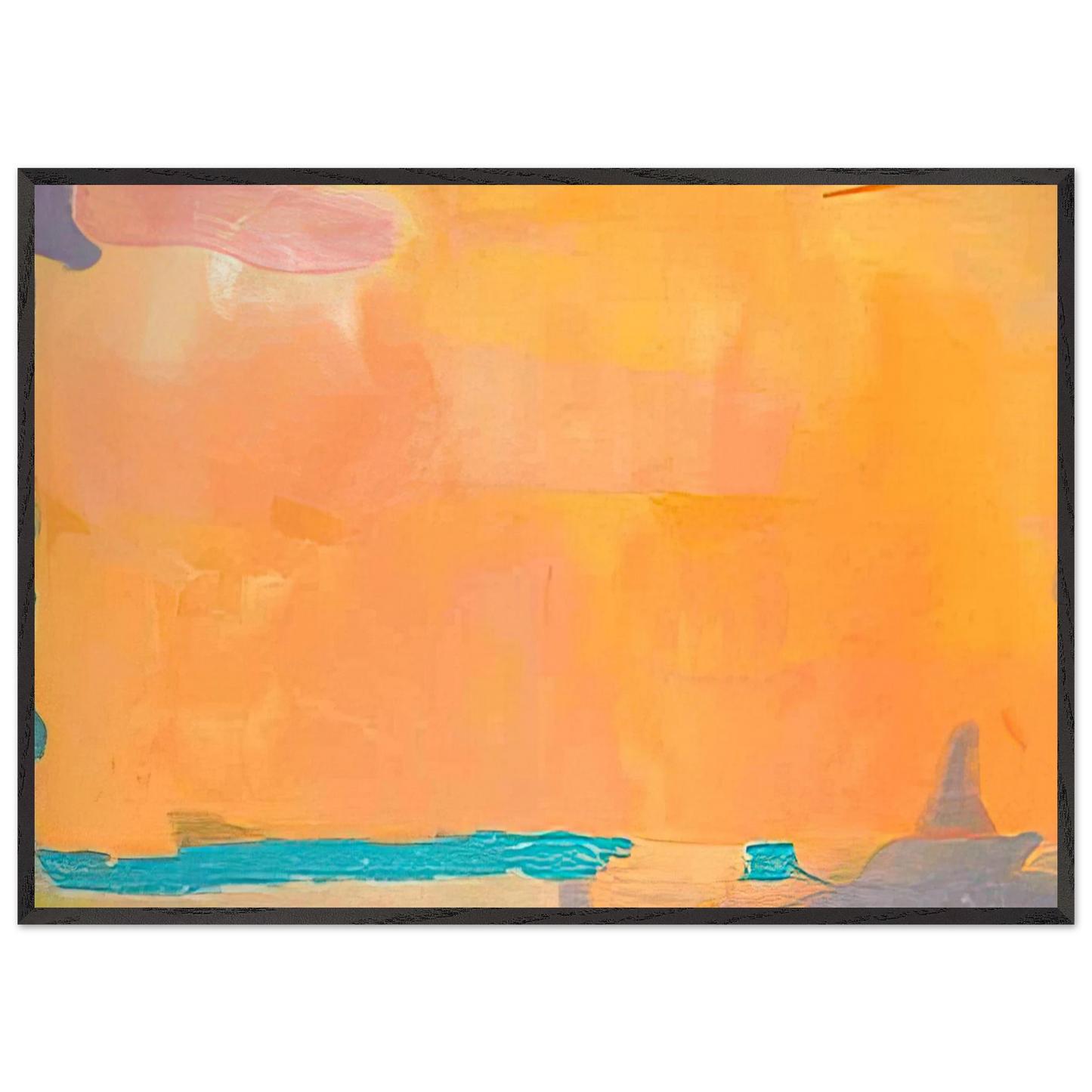 Helen Frankenthaler - Royal Fireworks - 1975 Wall art - 28x43  cm / XL (11x17 inches) - Fine Art Poster - -