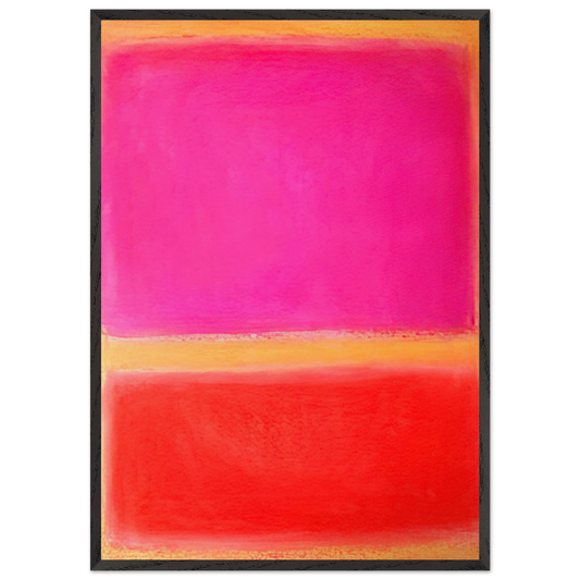 Untitled - Color Field Painting N2 - Mark Rothko Framed Art Print – Black Wooden Frame - Default Title - -Framed Art Print