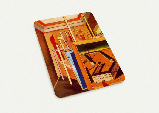 METAPHYSICAL INTERIOR OF STUDIO 1948 By Giorgio de Chirico Pack of 10 Post Cards | Giorgio de Chirico Post Cards | A6 (10.5 x 14.8 cm) - 4.1 x 5.8 inches