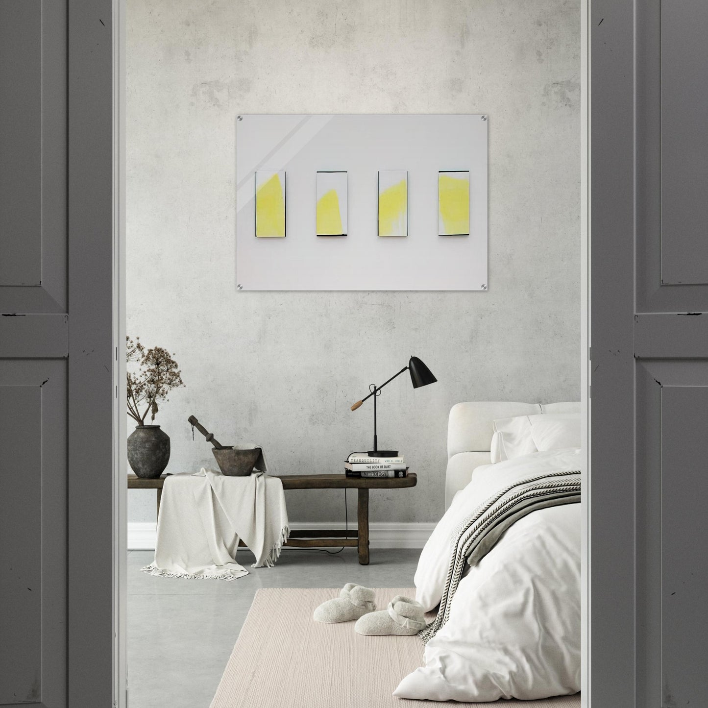 Ohne Titel - 1977 - Blinky Palermo Acrylic Print - 70x100 cm / 28x40″ inches | Blinky Palermo Wall Art | Blinky Palermo Prints