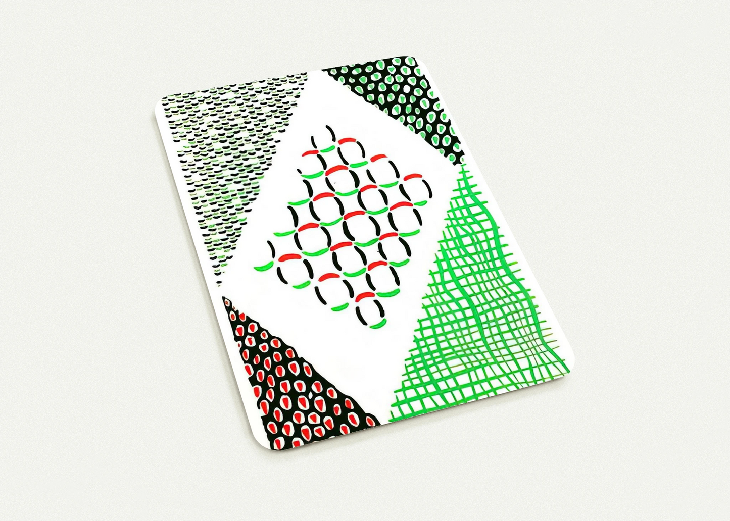 COMPOSITION 19 By Sonia Delaunay Pack of 10 Post Cards | Sonia Delaunay Post Cards | A6 (10.5 x 14.8 cm) - 4.1 x 5.8 inches