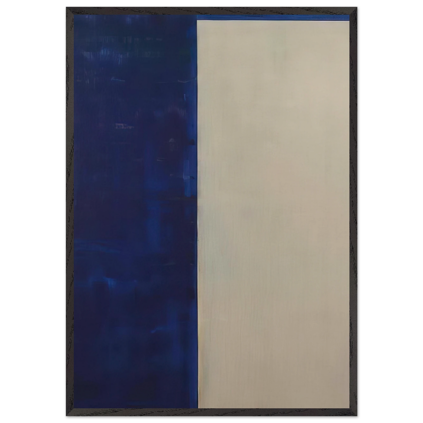 Inval - 1990 N1 - Ralston Crawford 70x100 cm / 28x40 inches Framed Art Print – Black Wooden Frame