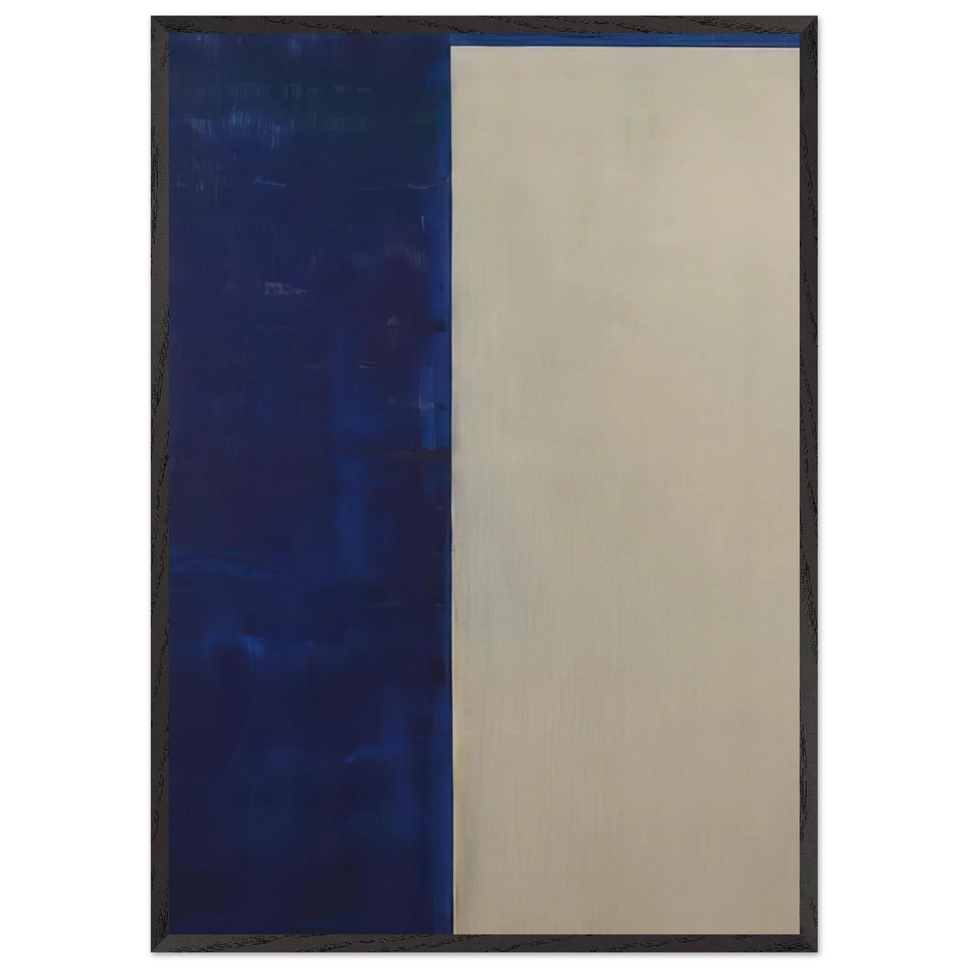 Inval - 1990 N1 - Ralston Crawford 70x100 cm / 28x40 inches Framed Art Print – Black Wooden Frame