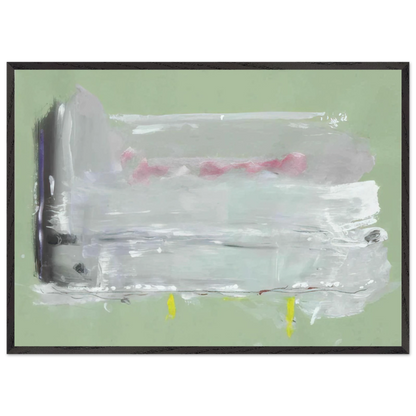 Helen Frankenthaler - Untitled - 1984 Wall art - A2 (42 x 59.4  cm) - Premium Wooden Framed Poster With Fine Art Paper-canvas - Black frame