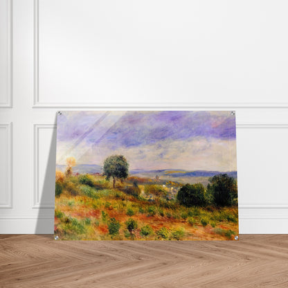 Landscape Auvers sur Oise - Pierre-Auguste Renoir Acrylic Print - 70x100 cm / 28x40″ inches