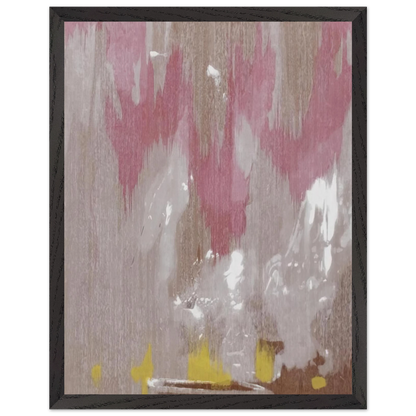 Helen Frankenthaler - Tales of Genji IV - 1998 Wall art - 28x43  cm / XL (11x17 inches) - Premium Wooden Framed Poster With Fine Art Paper-canvas - Wood frame