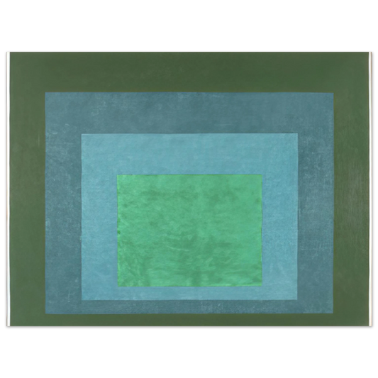 Josef Albers - STUDY FOR HOMAGE TO THE SQUARE TERRASSED FOLIAGE 1960 Fine Art Poster - Default Title