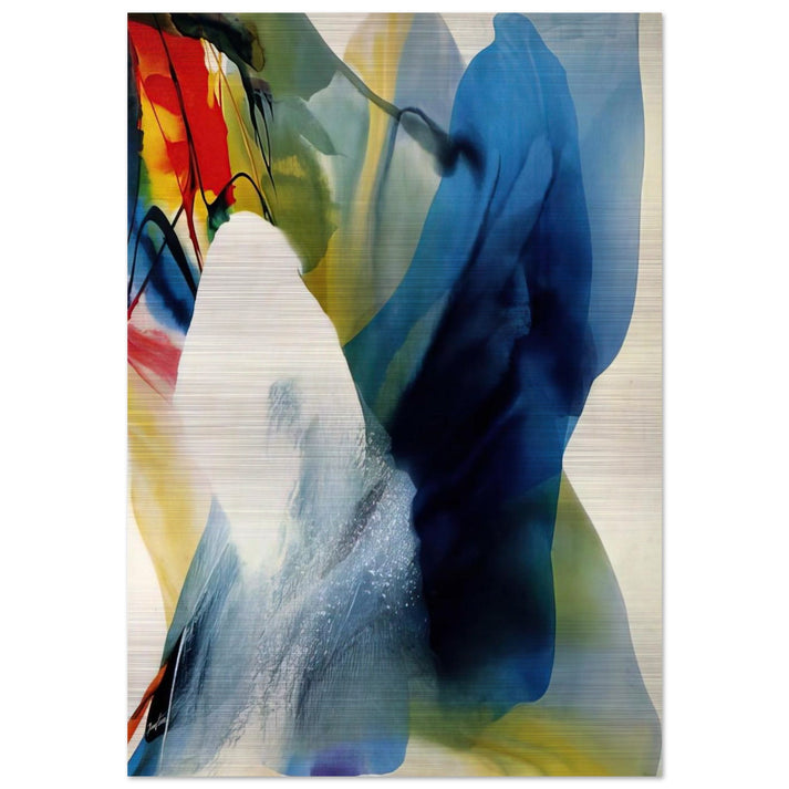 Phenomena Graced by Three - Paul Jenkins Brushed Aluminum Print - 70x100 cm / 28x40 inches | Paul Jenkins Aluminum Print | Paul Jenkins Prints
