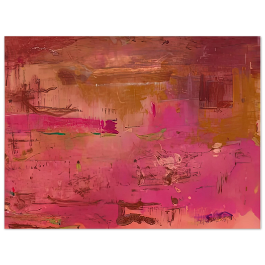 Helen Frankenthaler - Dream Walk Red, 1978- Wall Art - 21x29.7 cm / 8x12" - Fine Art Poster - -