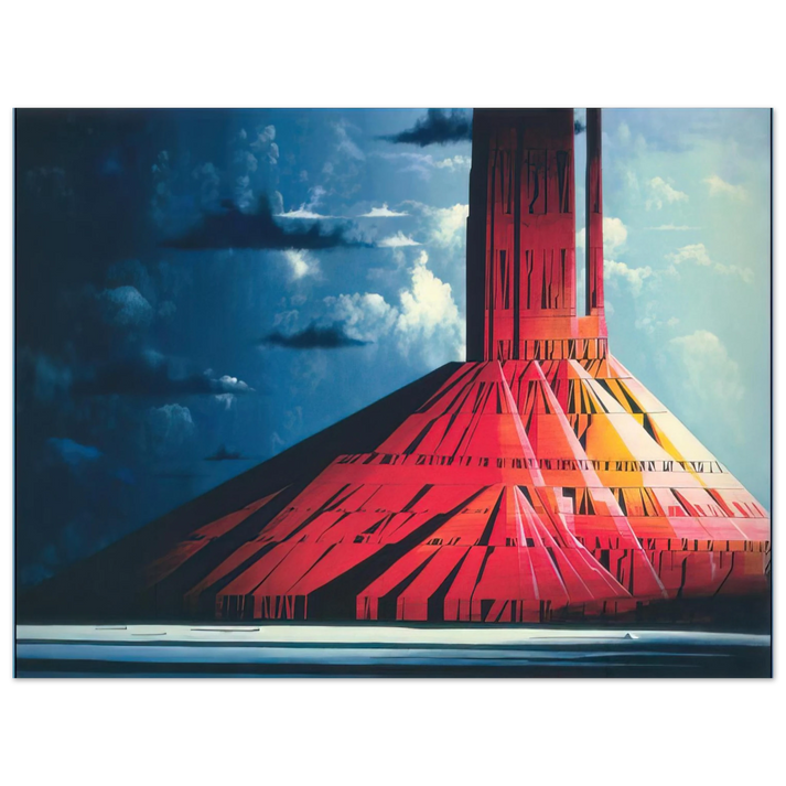 Eyvind Earle - Indian Lands  75x100 cm / 30x40inches Fine Art Poster