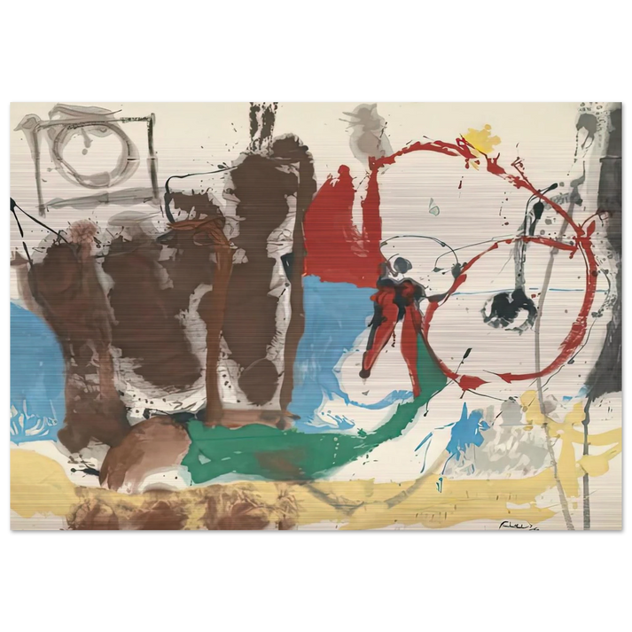 Mother Goose Melody, 1959- - Helen Frankenthaler Brushed Aluminum Print - 70x100 cm / 28x40 inches | Helen Frankenthaler Aluminum Print | Helen Frankenthaler Prints