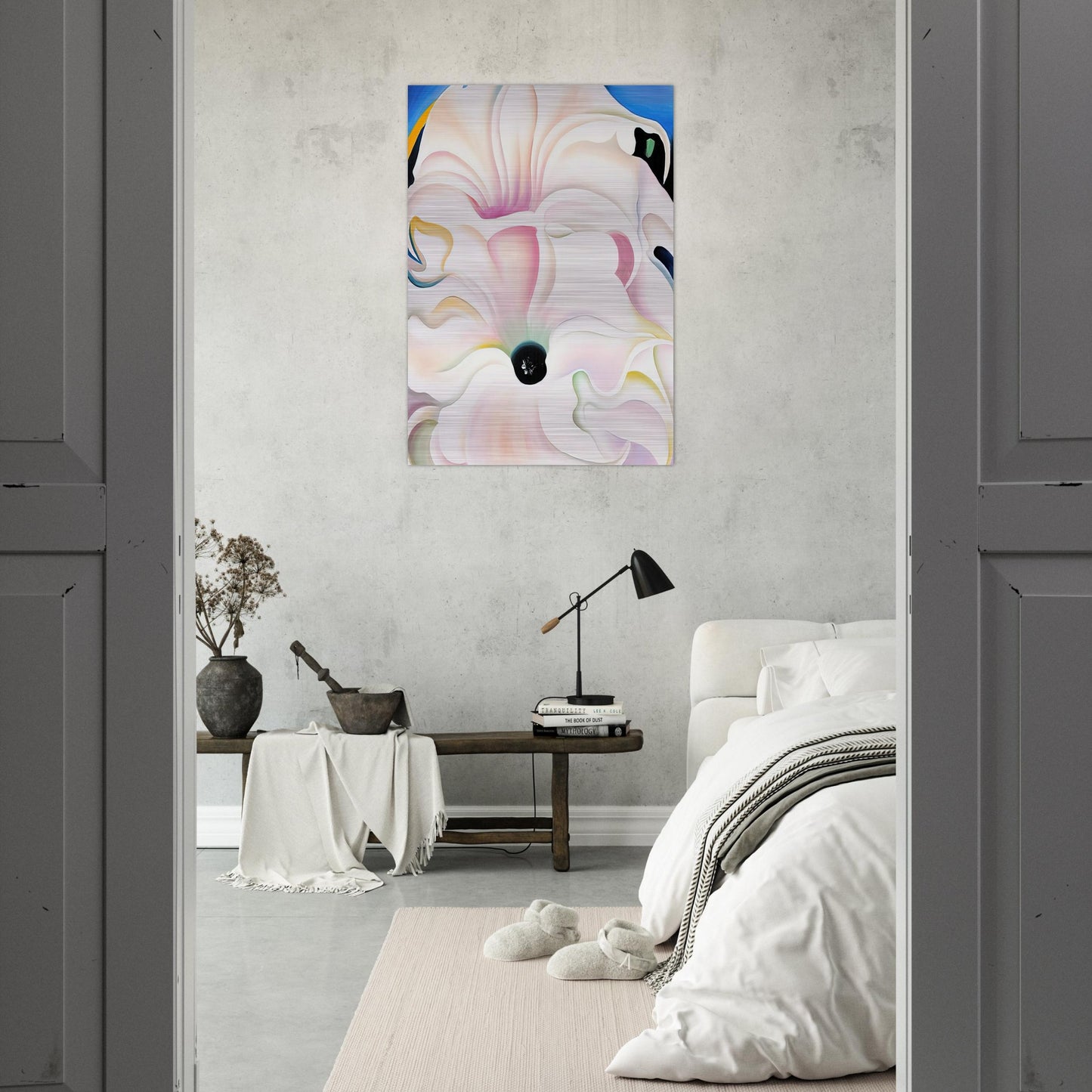 Bella Donna - Georgia O'Keeffe Brushed Aluminum Print - 70x100 cm / 28x40 inches | Georgia O'Keeffe Aluminum Print | Georgia O'Keeffe Prints