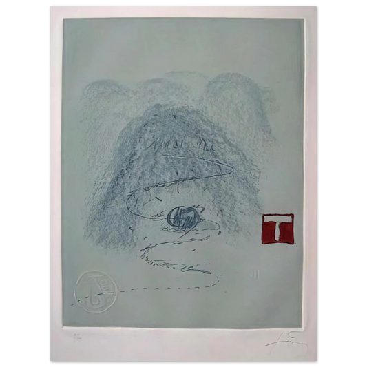 Antoni Tapies - APARICIONS 3 1982 Fine Art Poster - Default Title